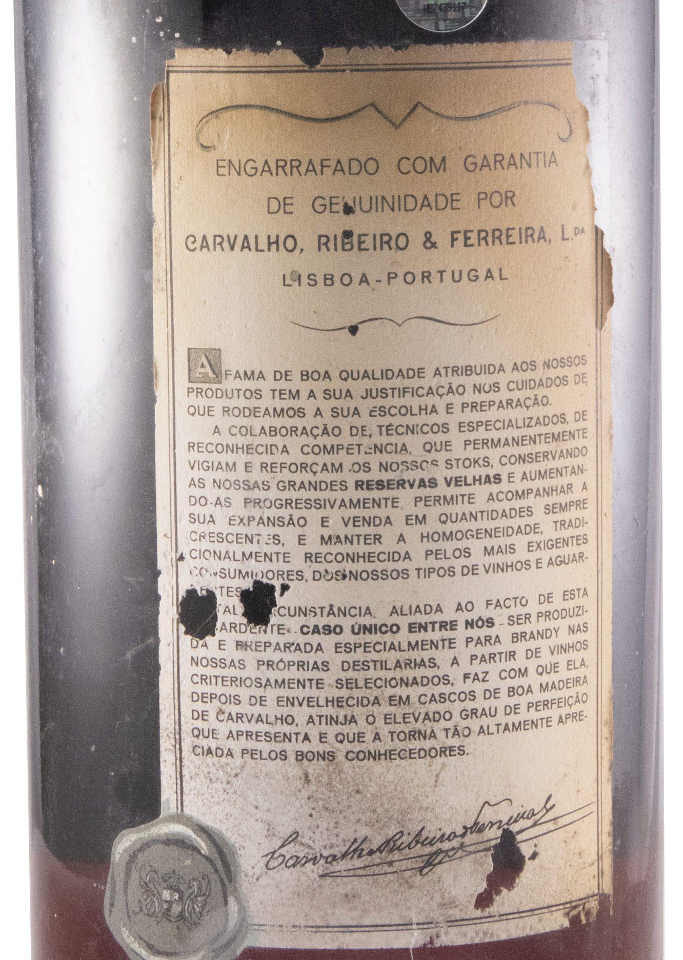Wine Spirit Serradayres Velha 4.5L