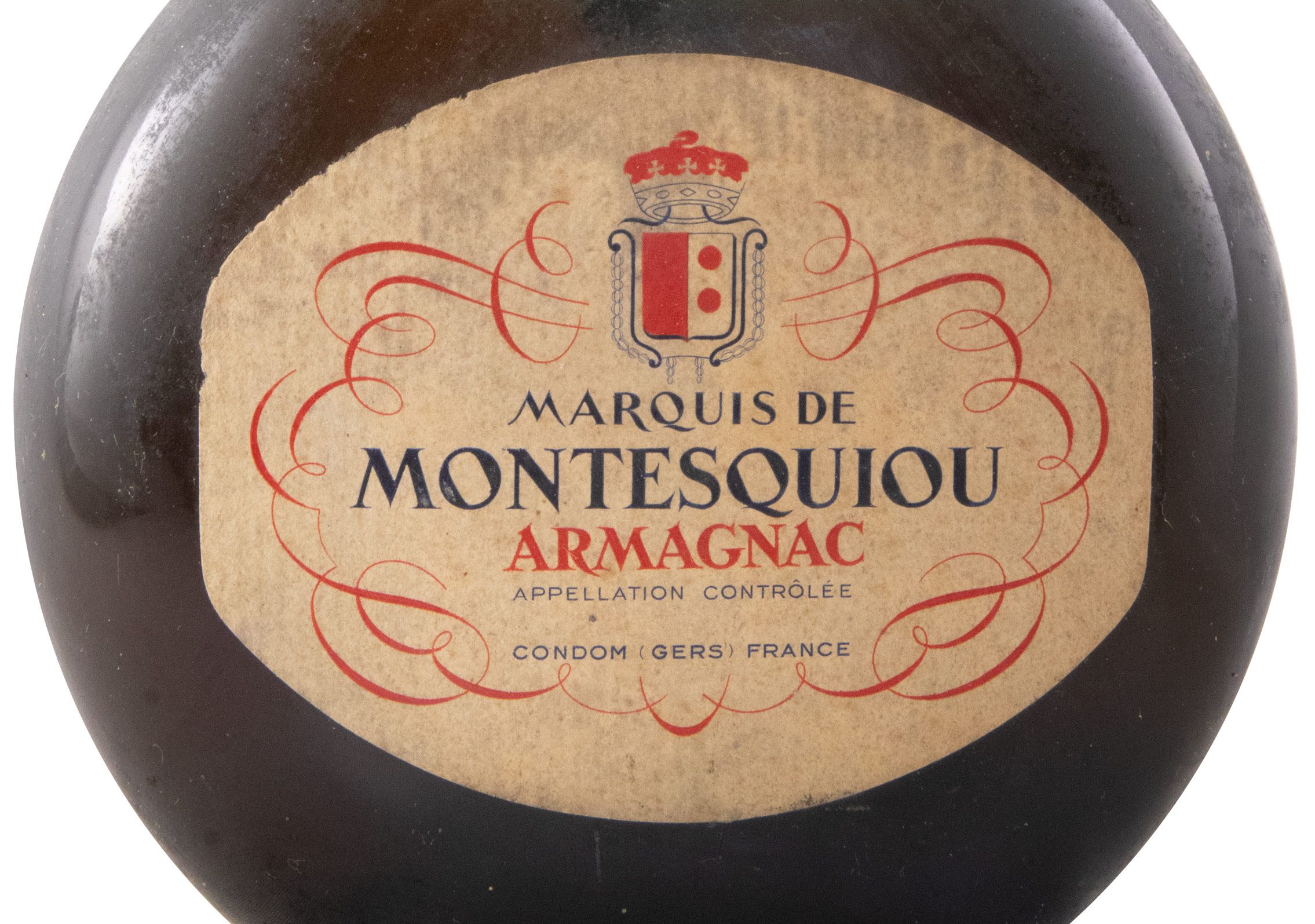 Armagnac Marquis de Montesquiou (garrafa antiga)