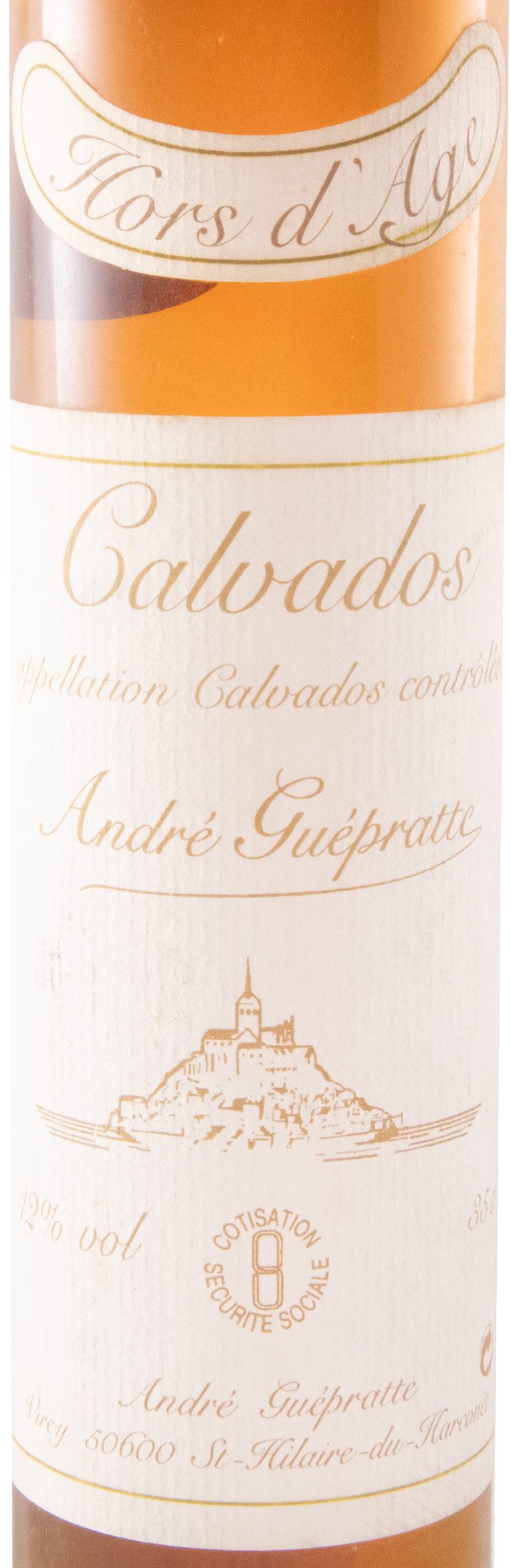 Calvados André Guépratte Hors d'Age 35cl