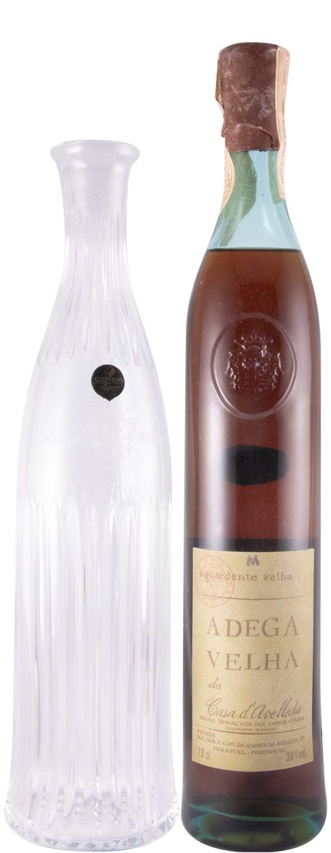 Aguardente Vínica Adega Velha Cristal c/Decanter