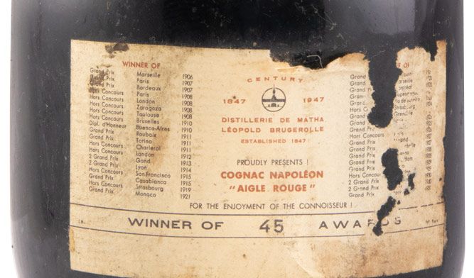 Cognac Brugerolle Aigle Rouge Napoleon