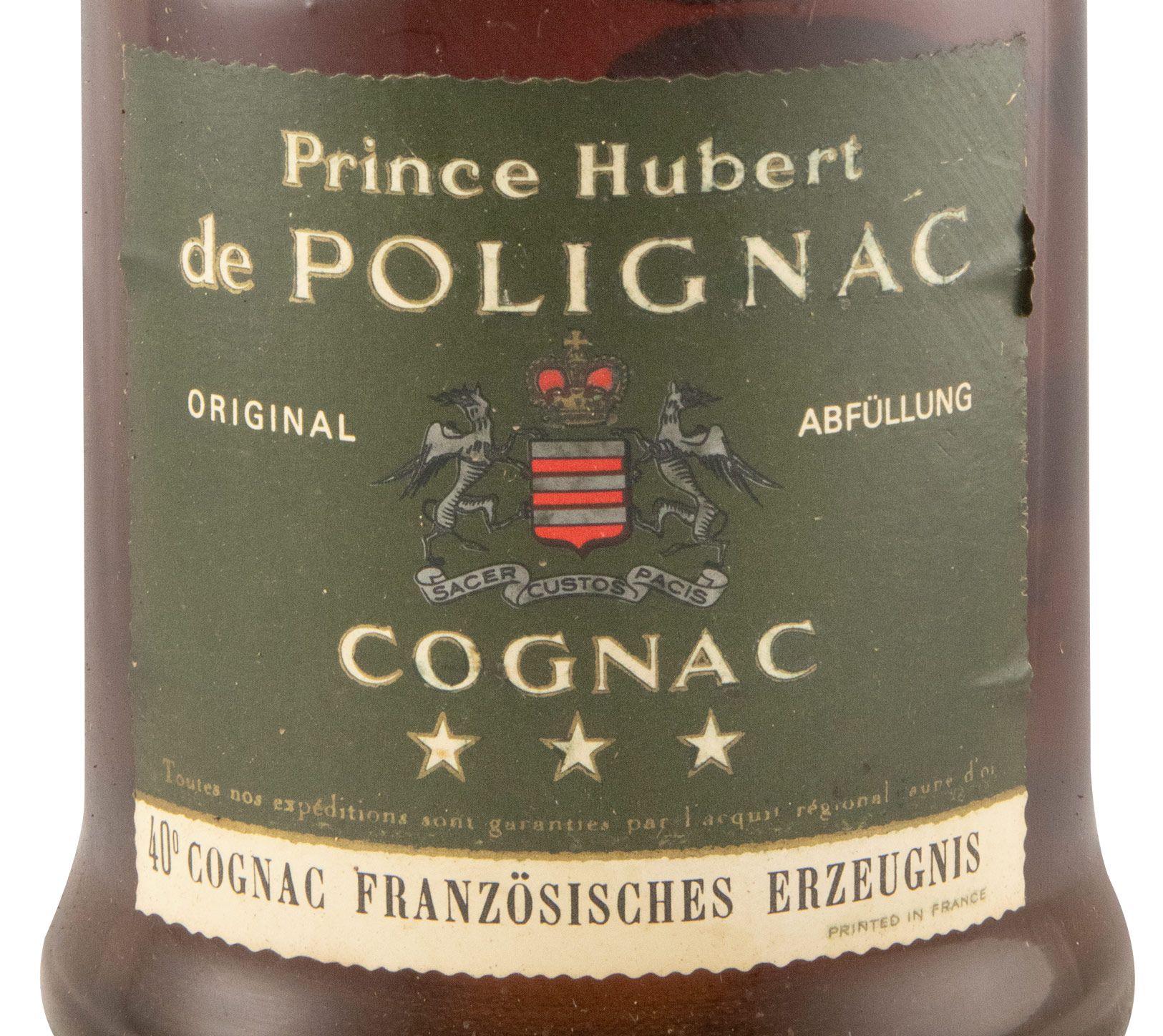 Cognac Prince Hubert de Polignac 3 Estrelas