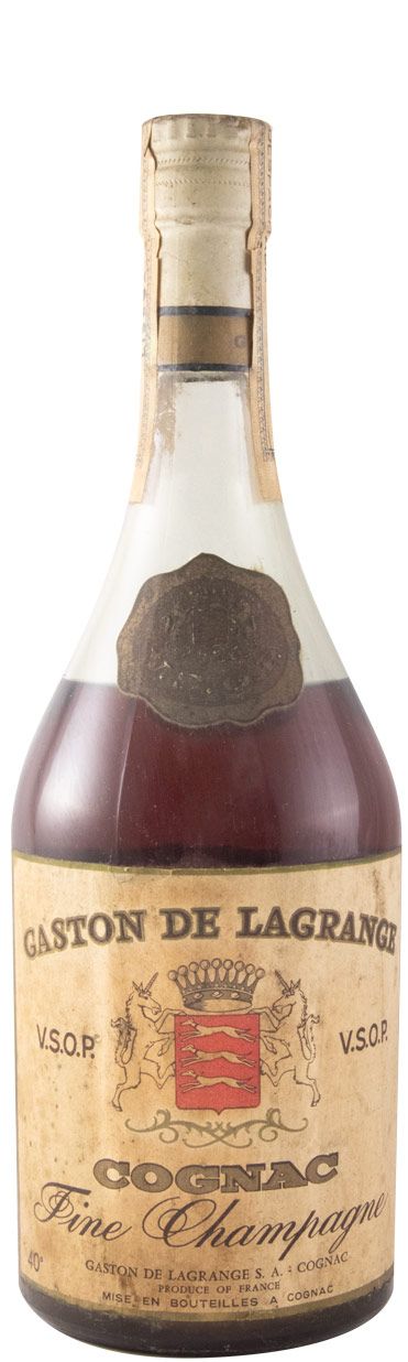 Cognac Gaston de Lagrange VSOP Fine Champagne (rótulo branco)