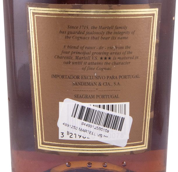Cognac Martell VS 3 Estrelas