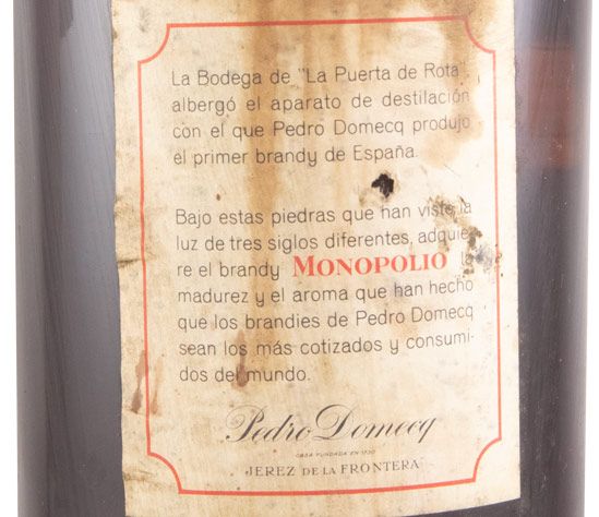 Brandy Pedro Domecq Monopolio 3L
