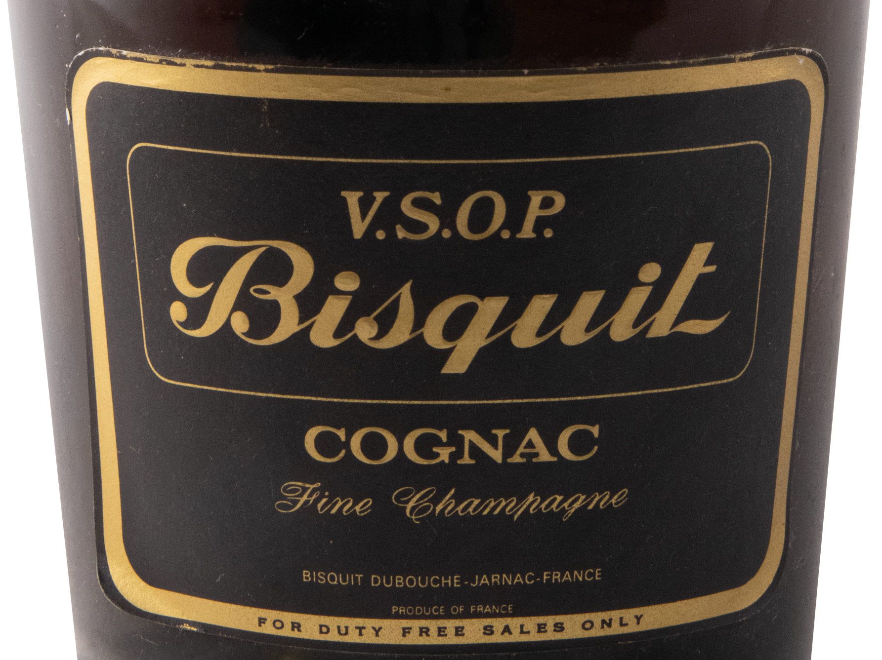 Cognac Bisquit Fine Champagne VSOP (rótulo preto)