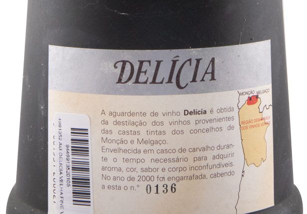 Aguardente Vínica Delícia Velha Fine VSOP