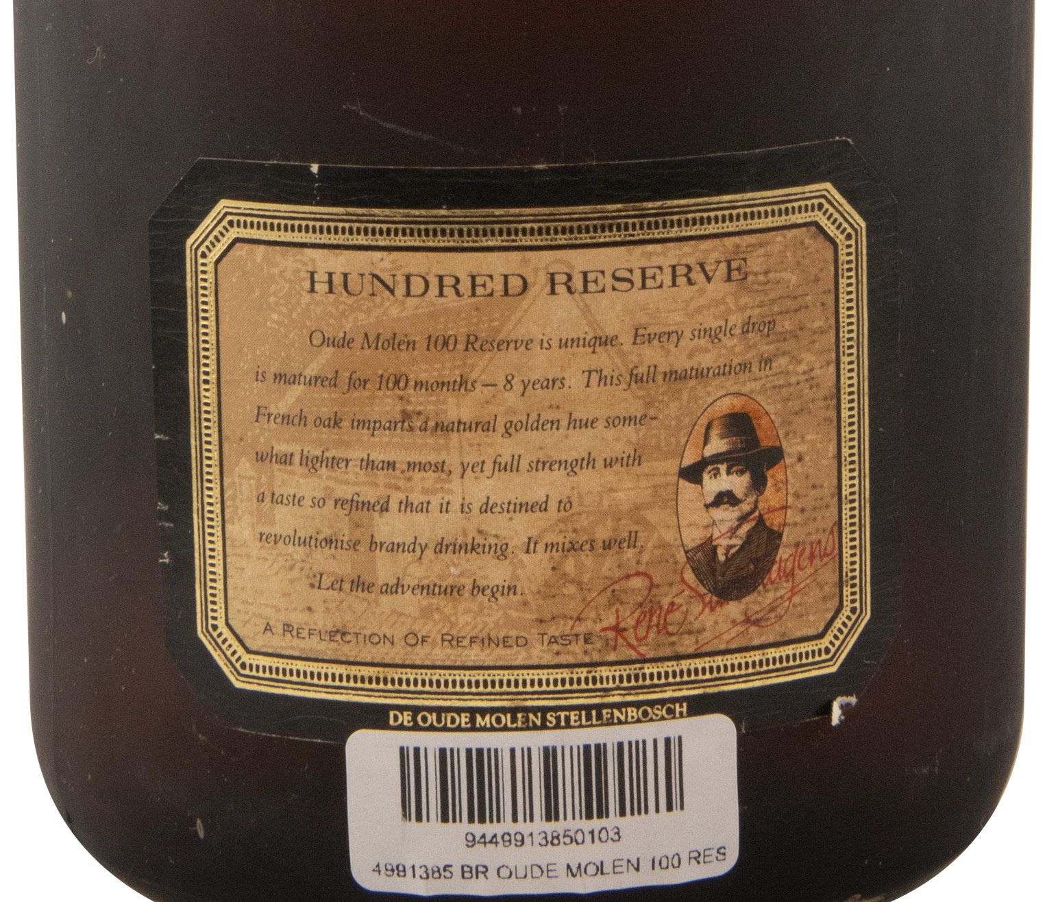 Brandy Oude Molen 100 Reserve 8 anos 75cl