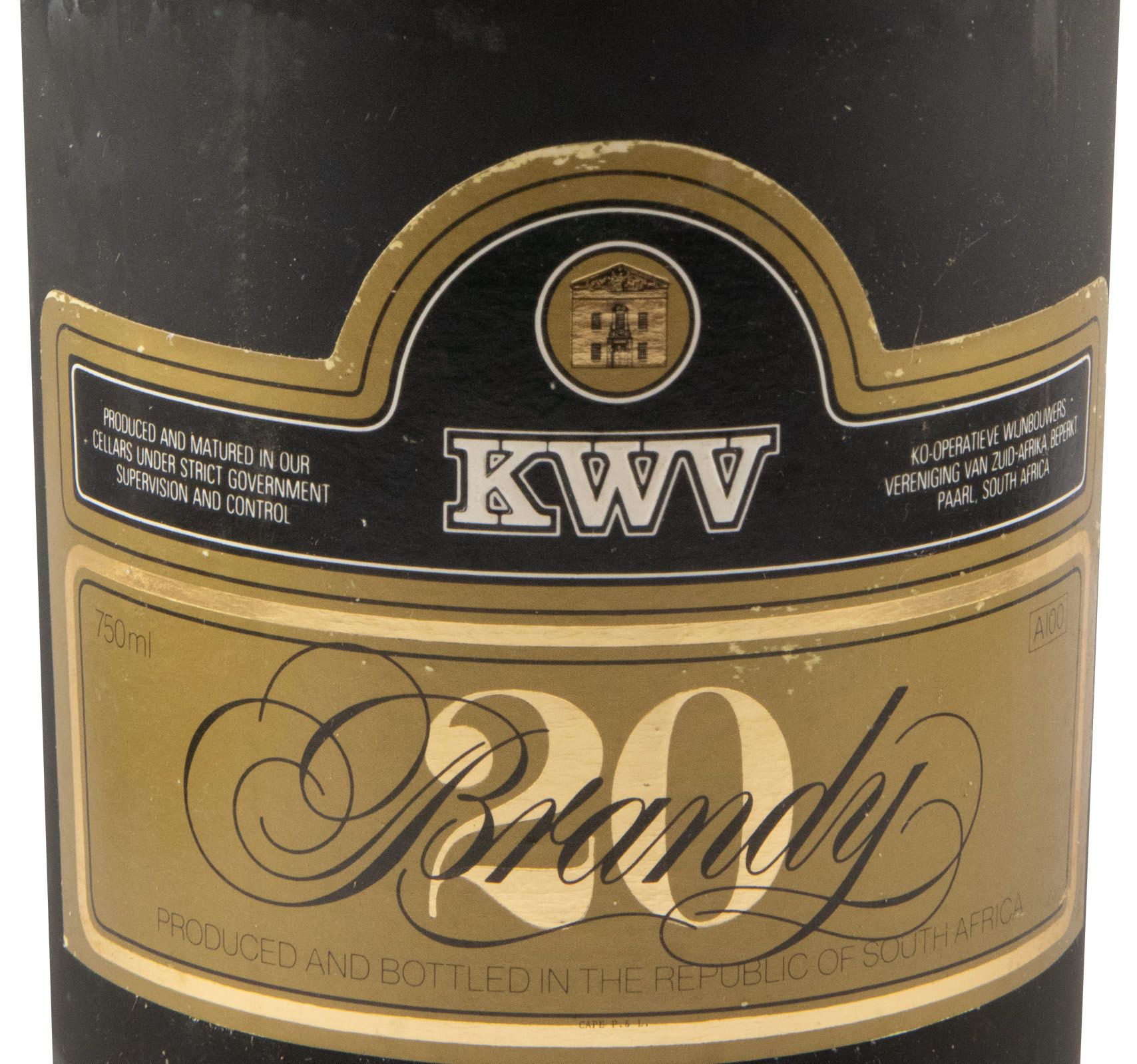 Brandy KWV 20 anos