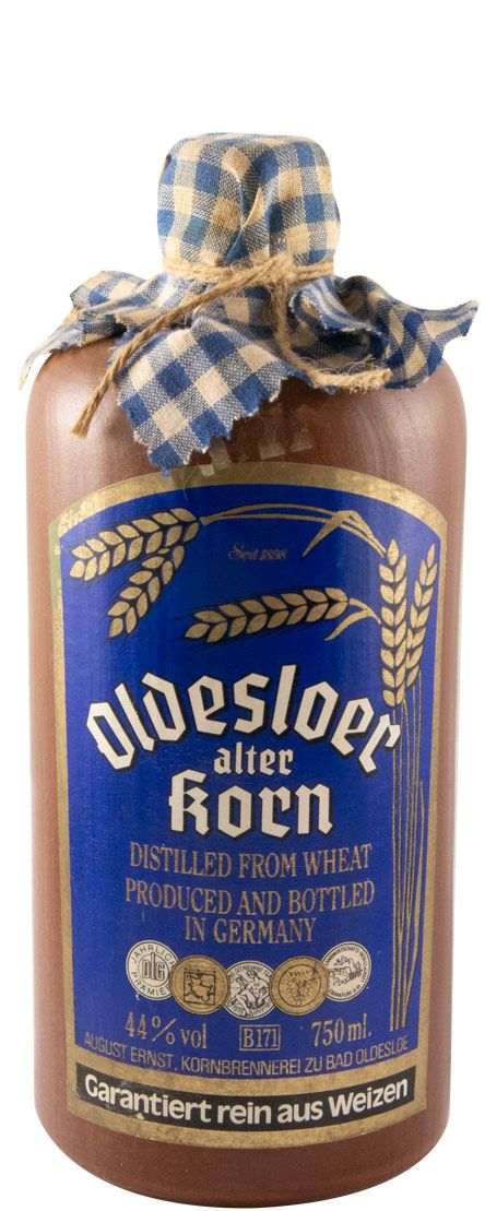 Aguardente Oldesloer Alter Korn (garrafa em grés) 75cl