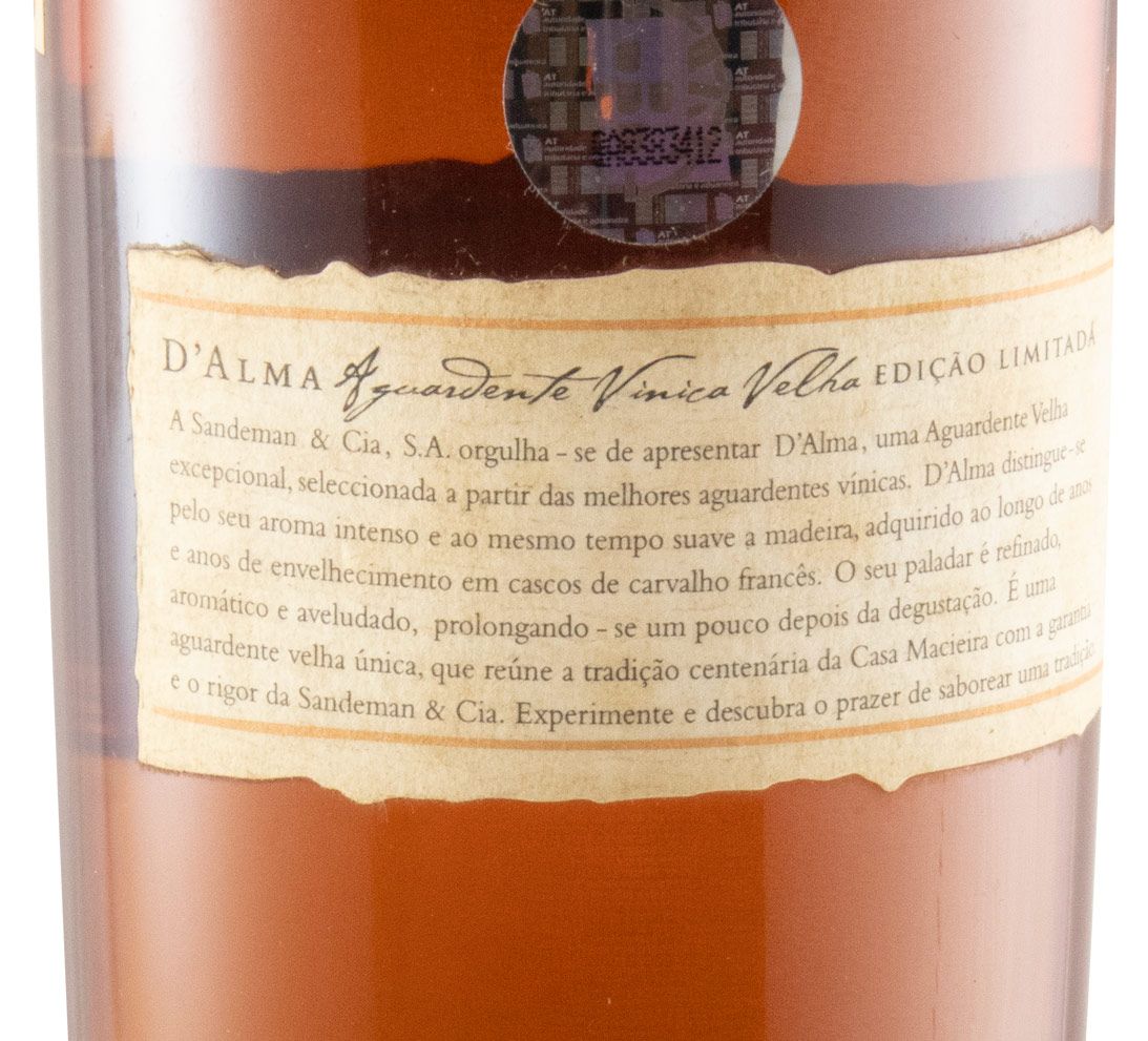 Aguardente Vínica D'Alma Velha Edição Limitada 50cl