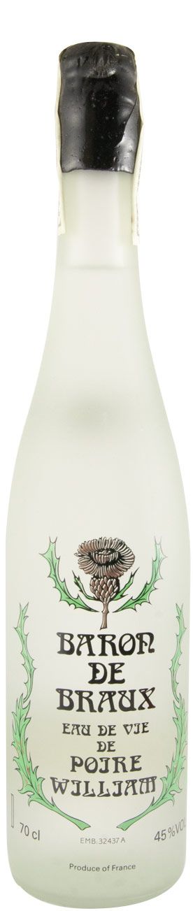 Aguardente Baron de Braux Eau de Vie de Poire William