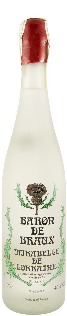 Aguardente Baron de Braux Mirabelle de Lorraine