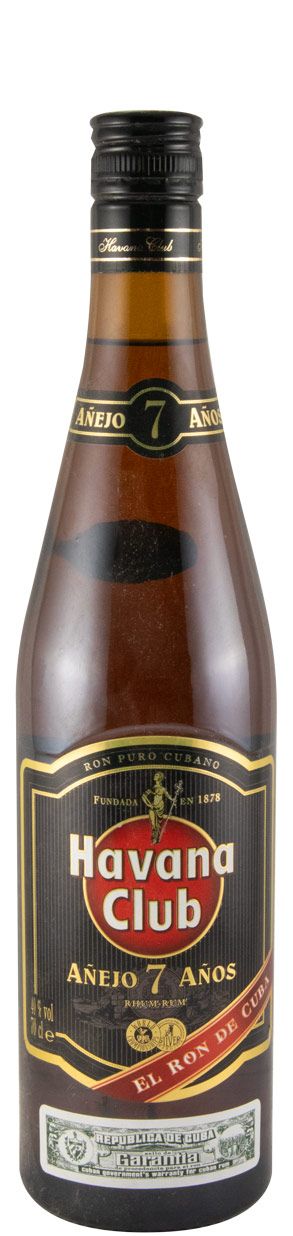 Rum Havana Club 7 anos (rótulo antigo)