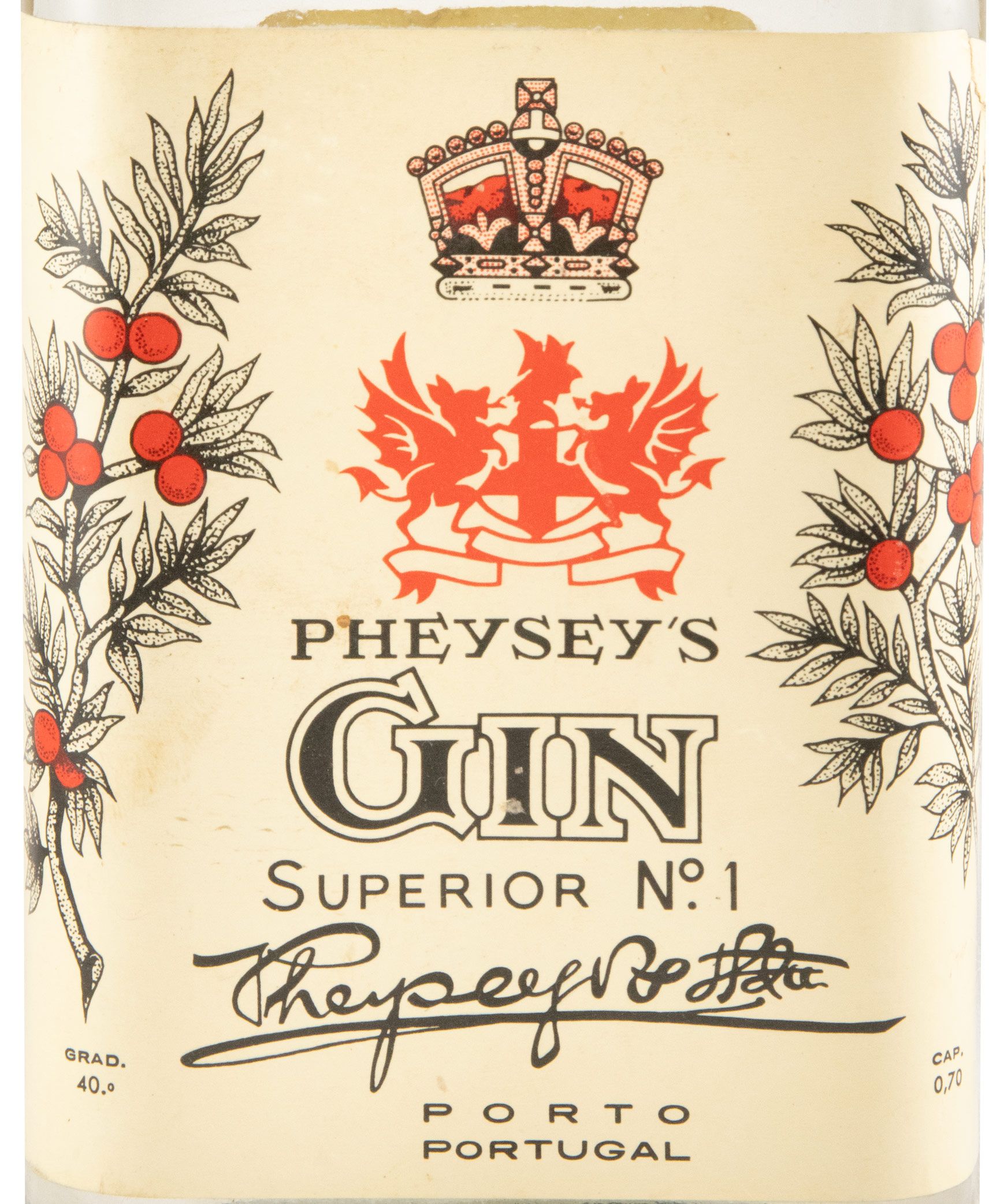 Gin Pheysey's Superior N.º 1