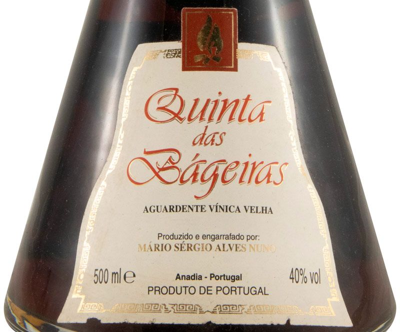 Aguardente Vínica Quinta das Bágeiras Velha Decanter (engarrafado em 2003) 50cl