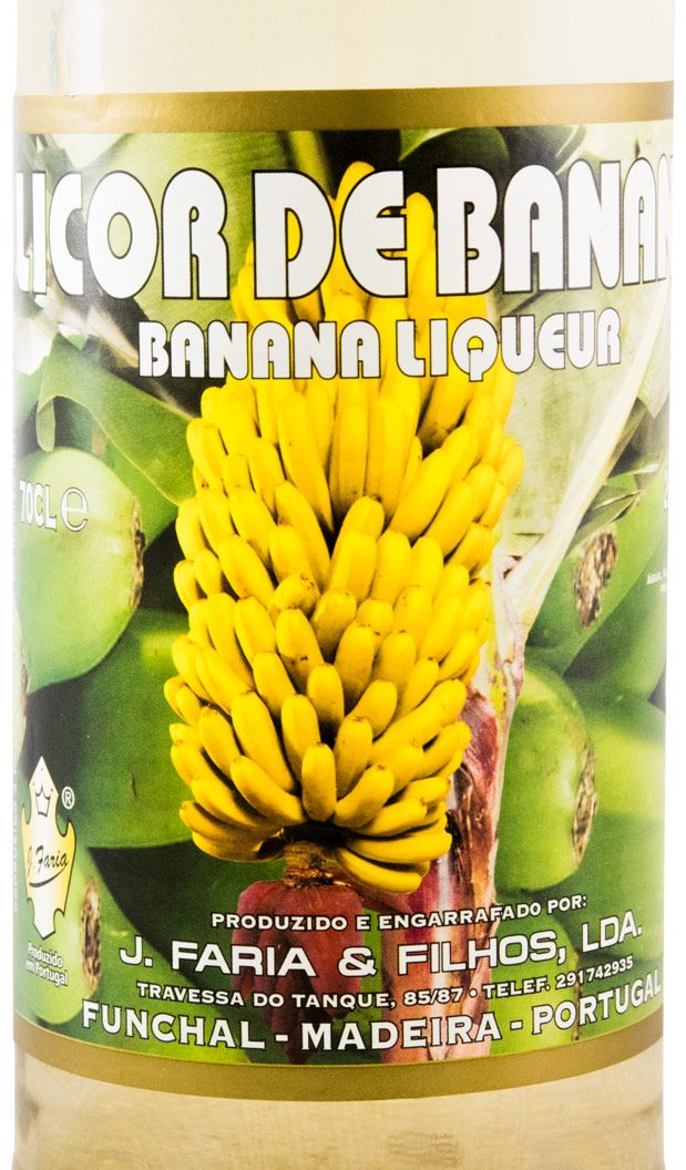 Licor de Banana J. Faria & Filhos