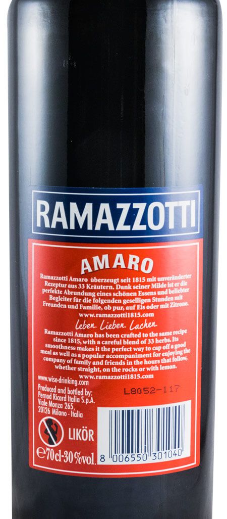 Liqueur Ramazzotti Amaro
