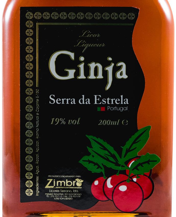 Frasco Licor de Ginja Serra da Estrela 20cl
