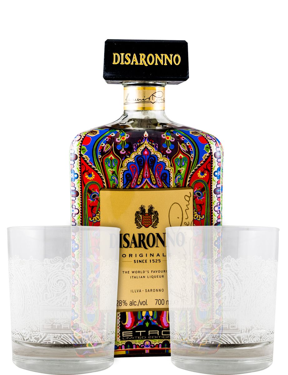 Disaronno Amaretto Wears Etro w/ glasses