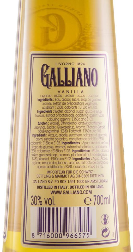 Licor de Baunilha Galliano