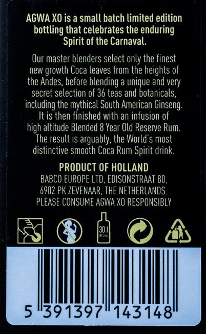 Agwa XO Coco de Cartel Edición Especial Carnaval