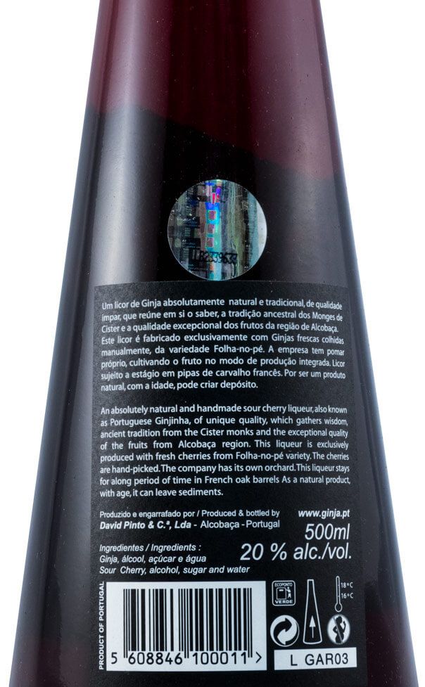 Ginja Liqueur MSR Alcobaça 50cl
