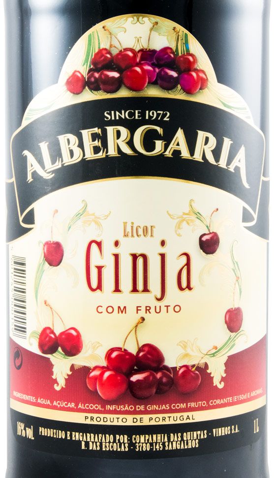 Licor de Ginja Albergaria (com fruto) 1L