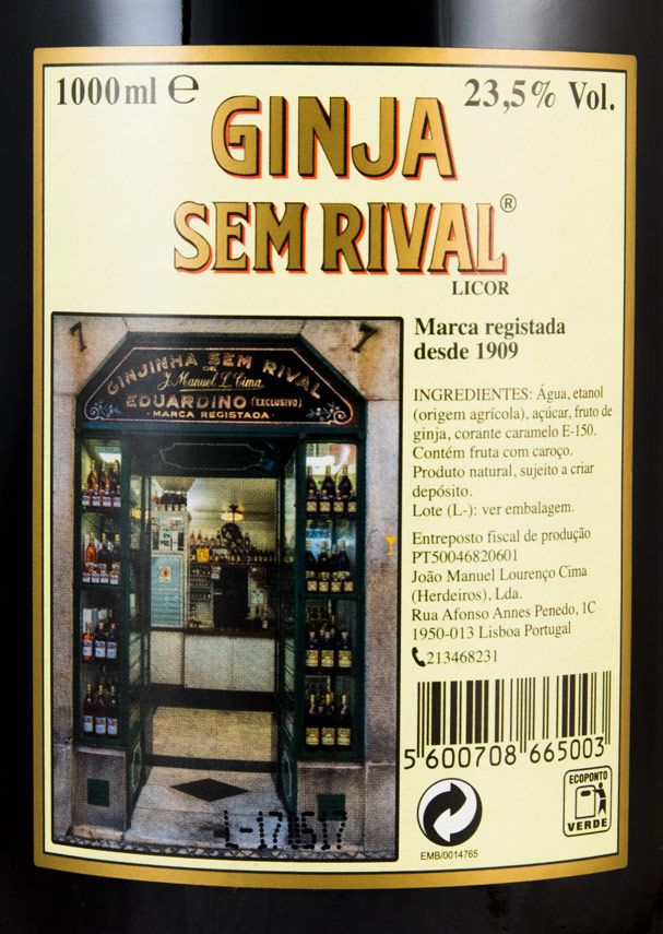 Ginja Liqueur Sem Rival 1L