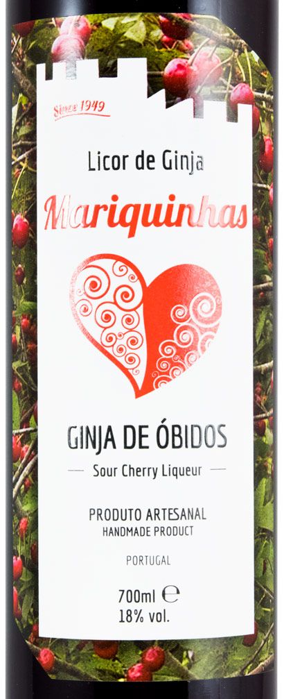 Licor de Ginja Mariquinhas c/Copo (Kit Maricão)