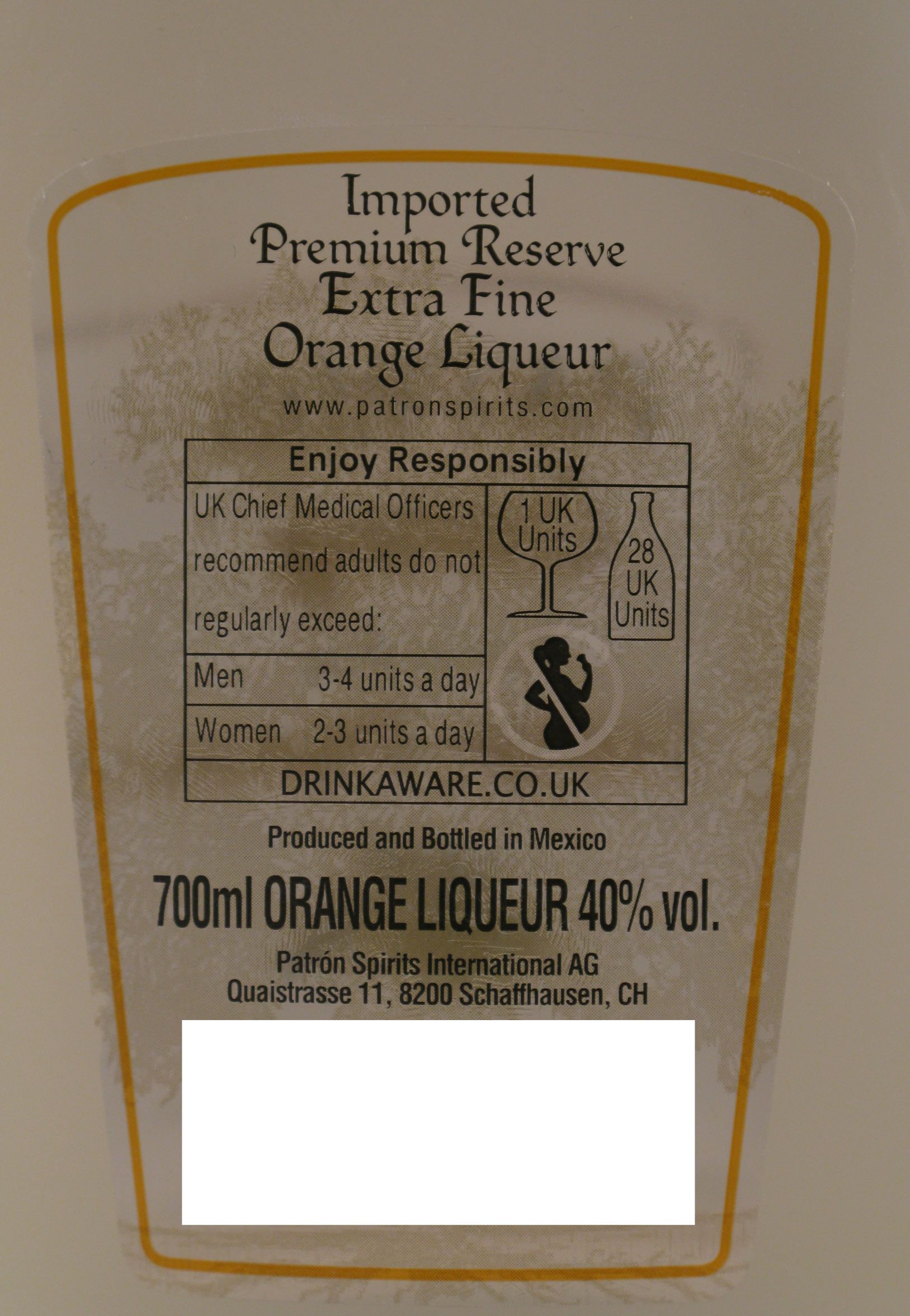 Licor Patrón Citrónge
