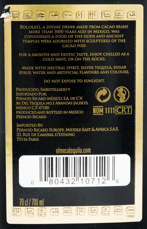Licor Olmeca Dark Chocolate