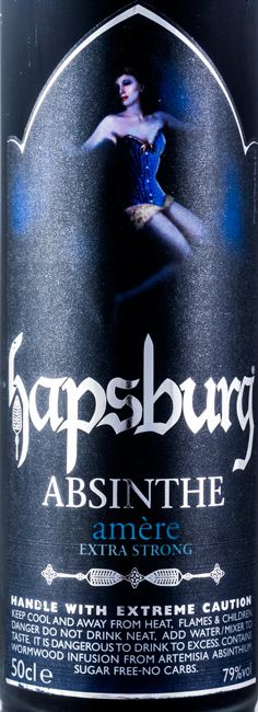Absinto Hapsburg Black Amere Extra Strong 50cl