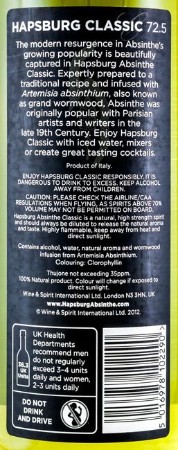 Absinthe Hapsburg Classic Green Label 50cl
