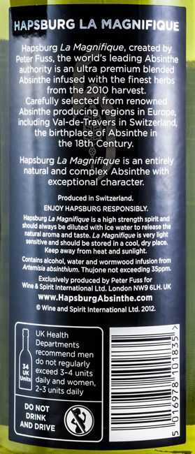 2010 Absinto Hapsburg La Magnifique 50cl