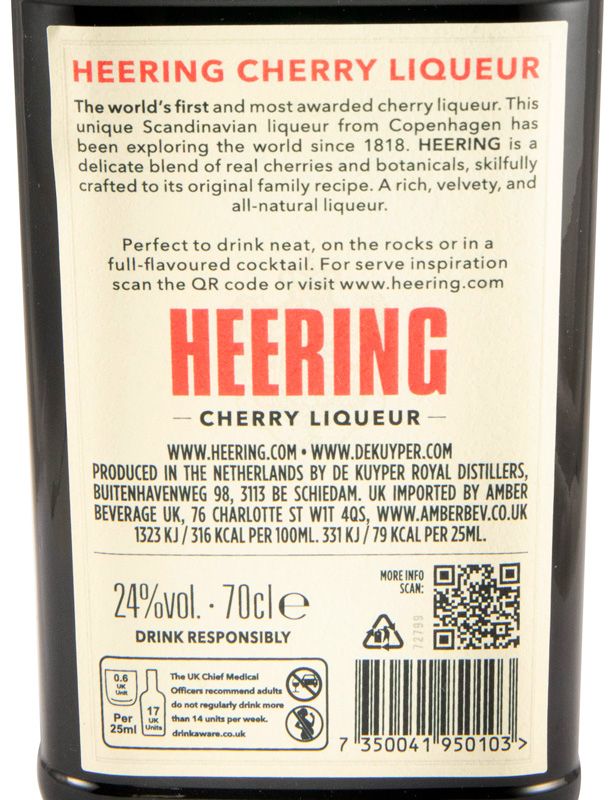 Licor de Cereja Heering