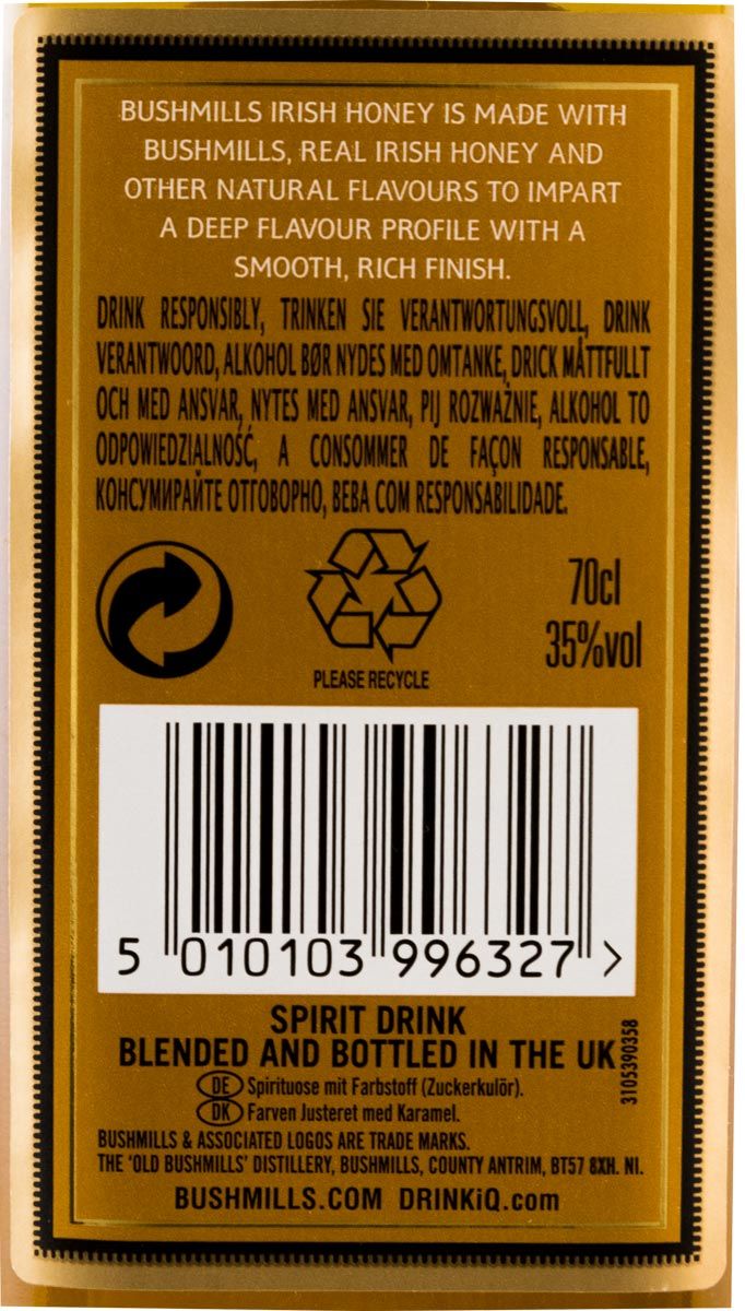 Bushmills Irish Honey