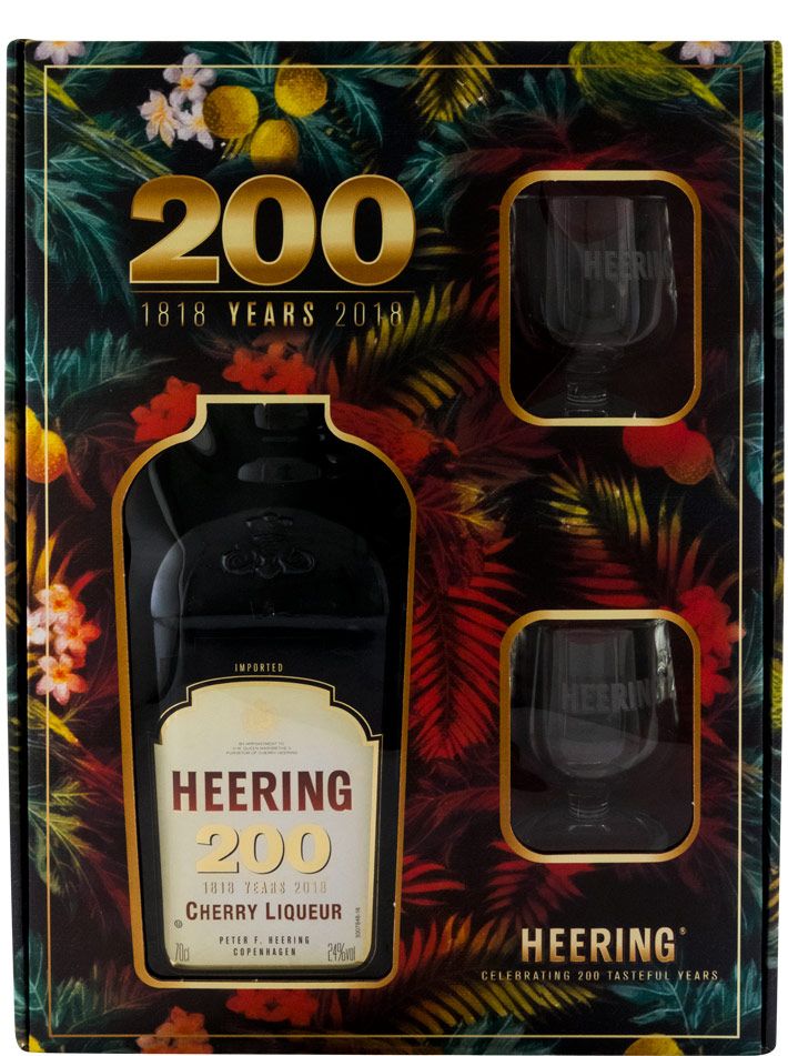 Cherry Heering 200 years w/Glasses