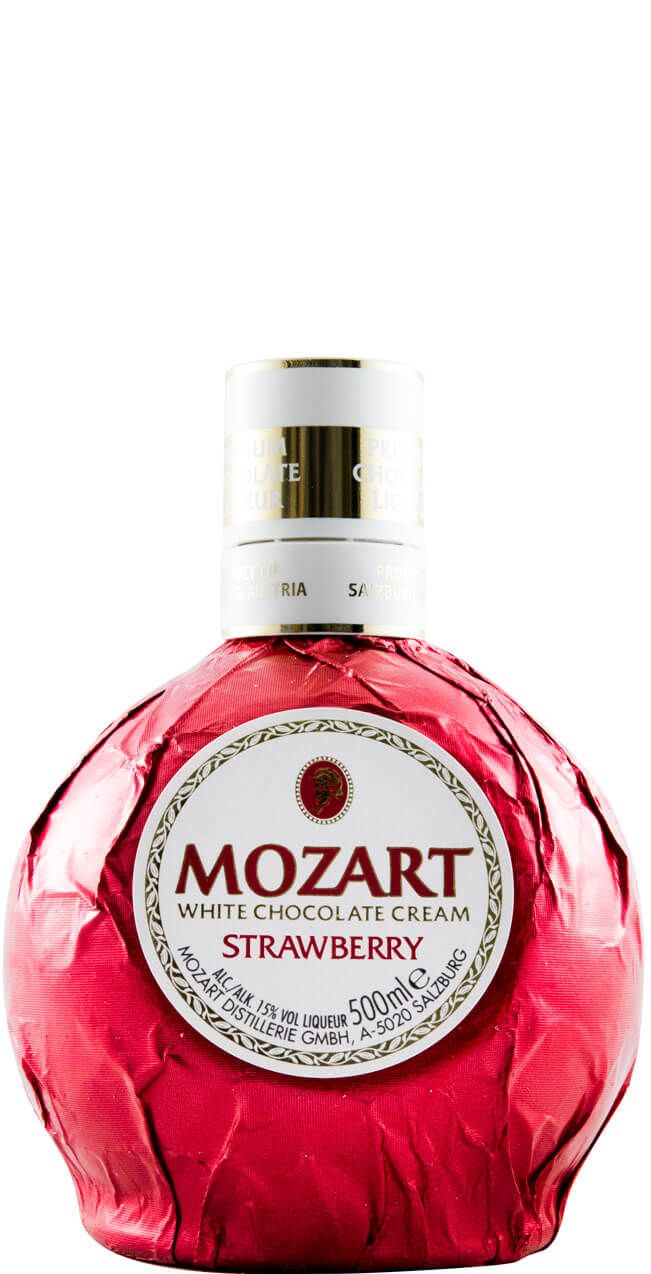 Mozart Strawberry White Chocolate Cream 50cl