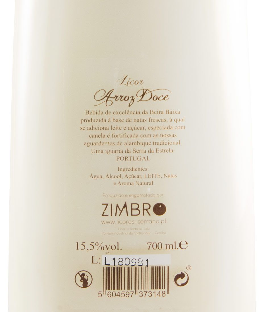 Liqueur Arroz Doce Serra da Estrela