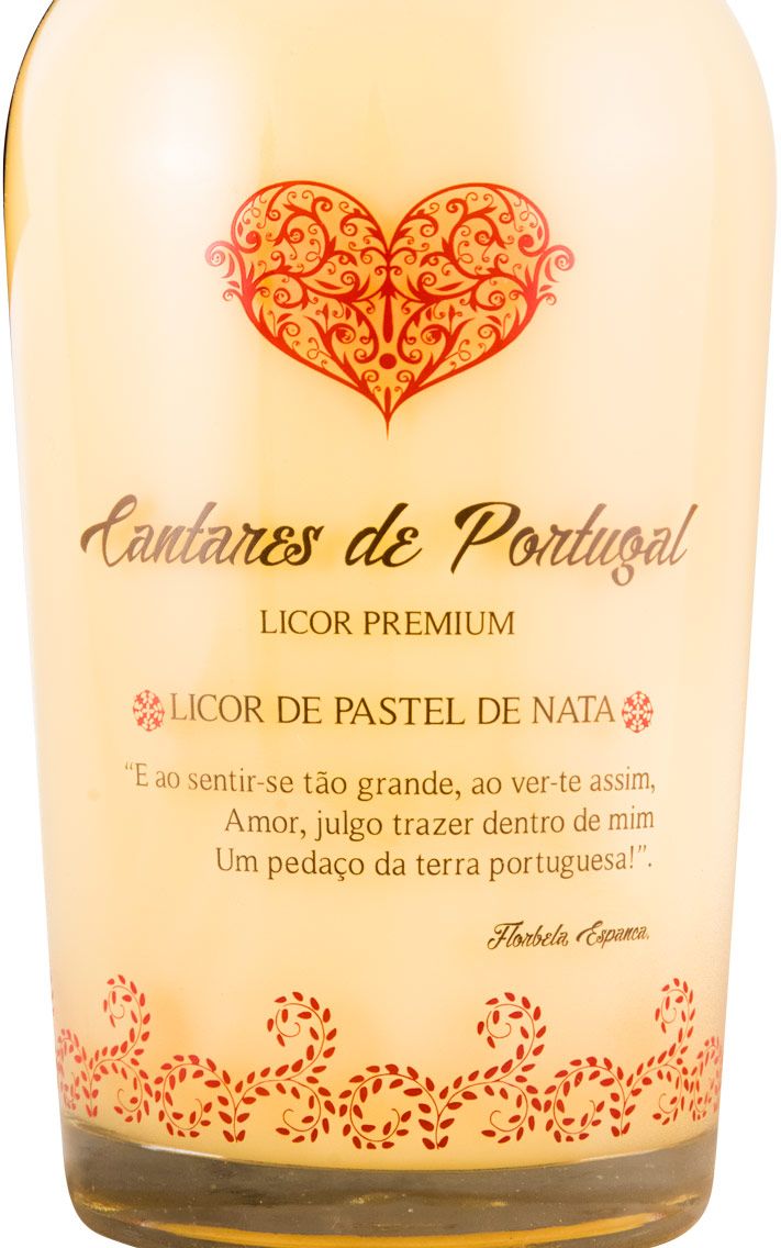 Licor Pastel de Nata Cantares de Portugal