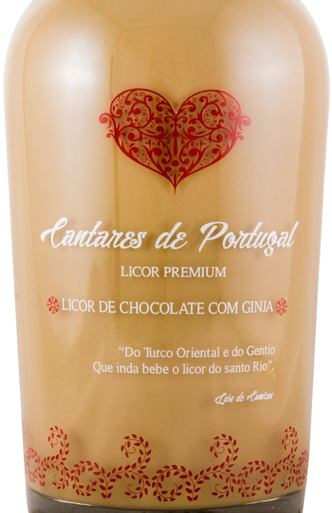 Licor Chocolate c/Licor de Ginja Cantares de Portugal