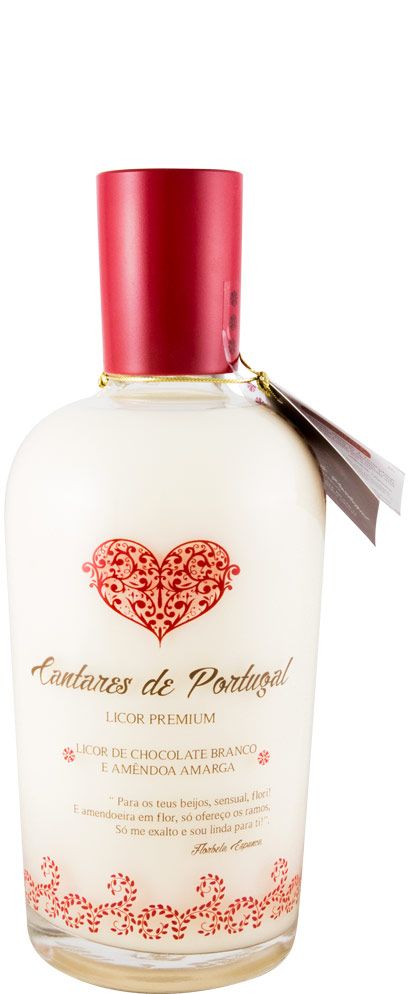 Licor Chocolate Branco e Amêndoa Amarga Cantares de Portugal