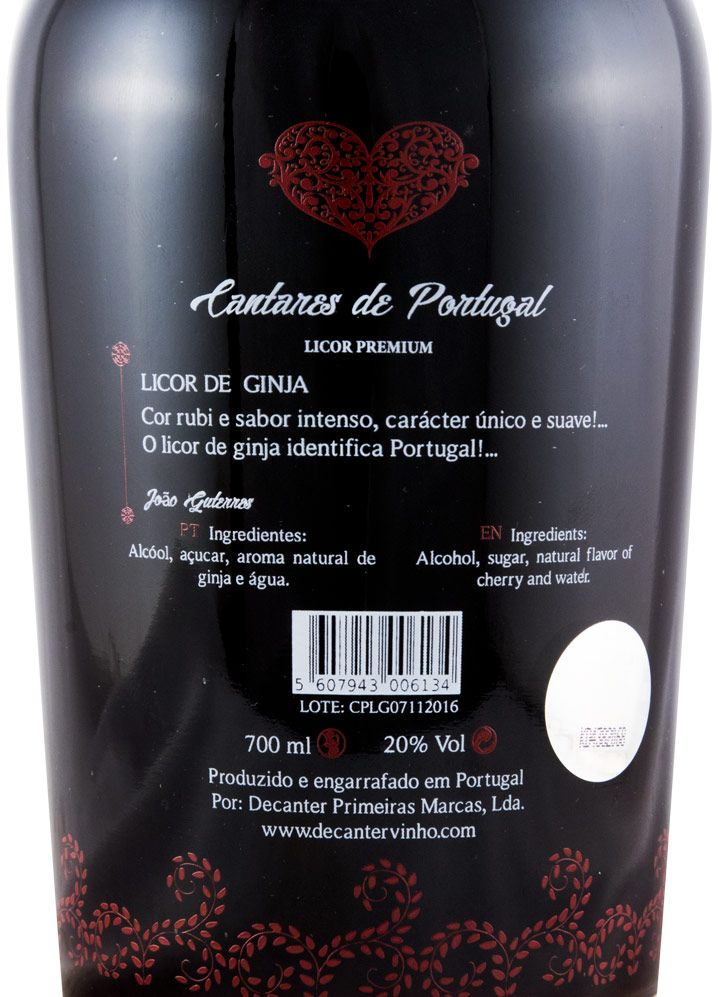 Licor de Ginja Cantares de Portugal