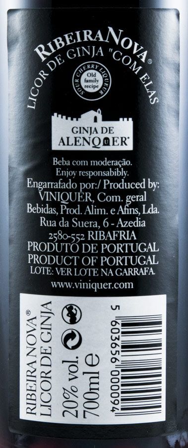 Licor de Ginja Ribeira Nova (com fruto)