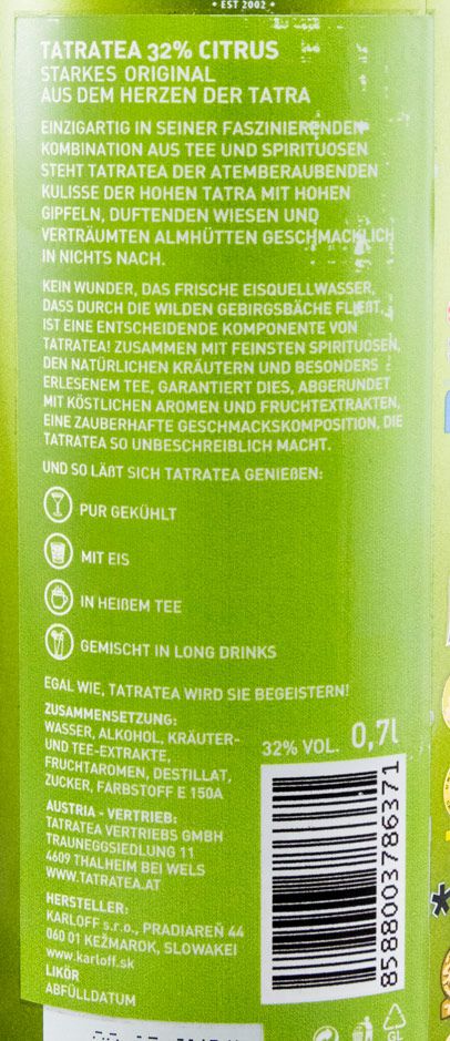 Tatratea Citrus Tea