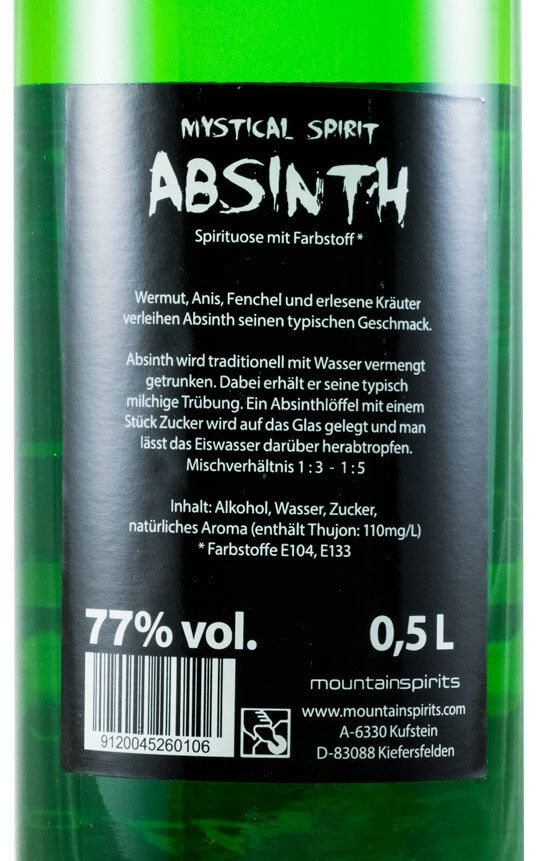 Absinto Mystical 77% 50cl