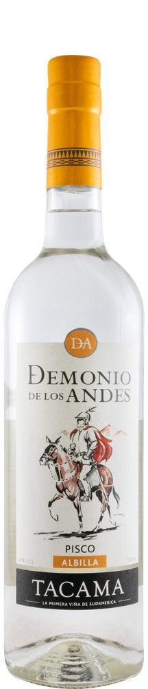 Aguardente Pisco Demonio de los Andes Albilla