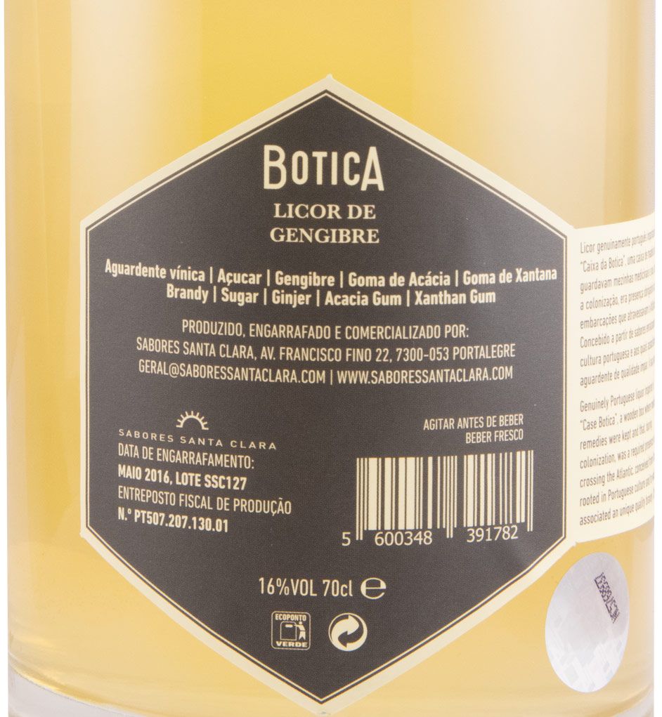Ginger Liqueur Botica