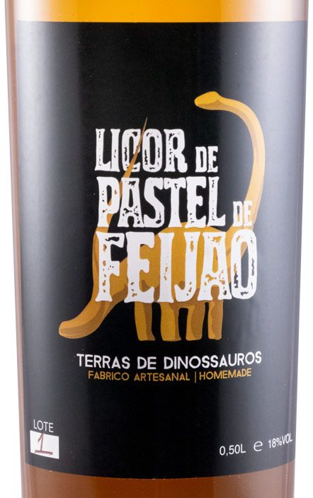 Licor de Pastel de Feijão Terras de Dinossauros 50cl